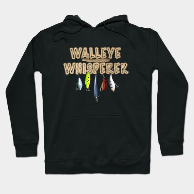 Walleye Whisperer Hoodie by MarkusShirts